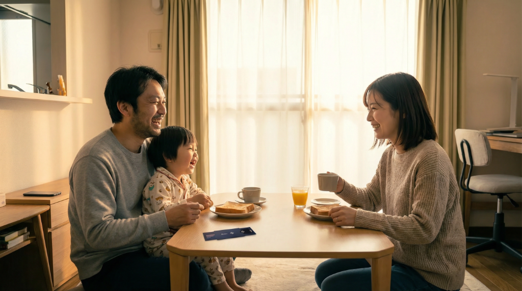 Bloomで家族との豊かな時間を取り戻した父親